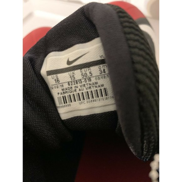 New Nike Alpha Menace Pro Mid Football Cleats Red/Black (922813-018) Men Size 16 - Picture 10 of 10